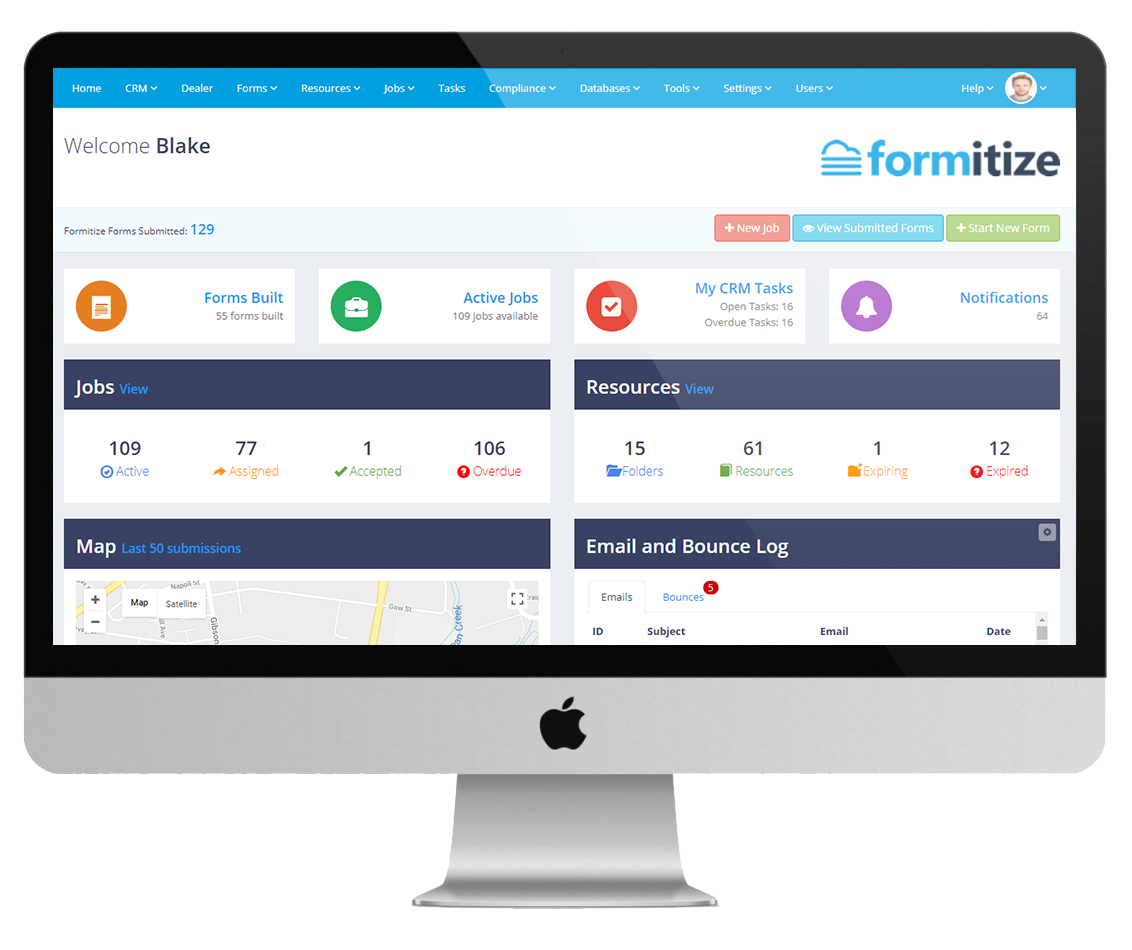 formitize dashboard