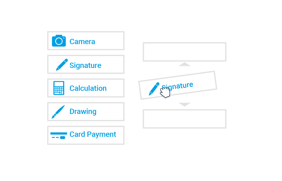 drag and drop forms in fomitize