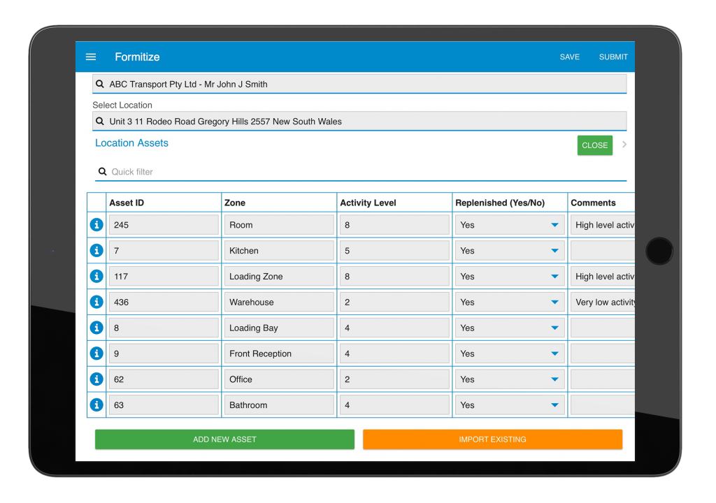 Smart Form Asset Integration